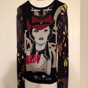 Custo Barcelona Blouse - long sleeve Shirt .